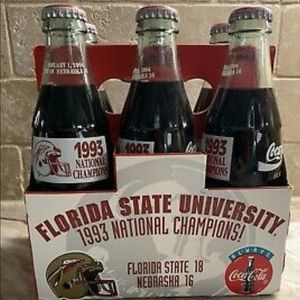 1993 FSU National Championship Coke Bottles